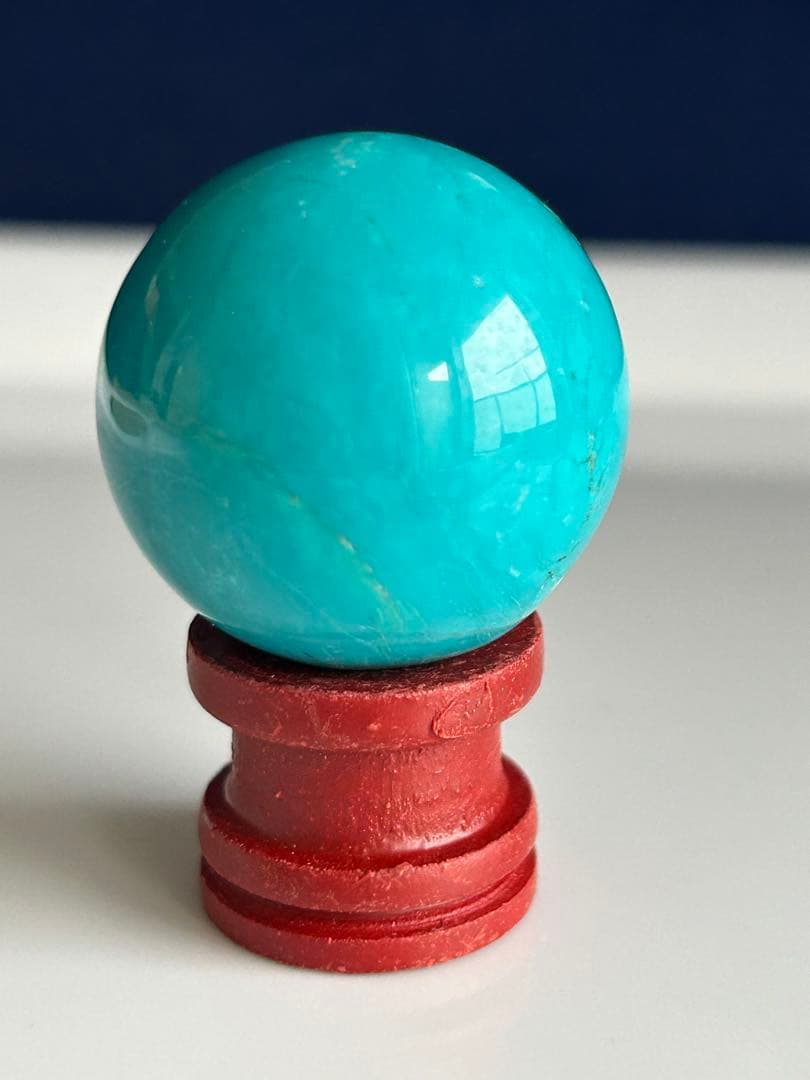 ✨超希少✨ターコイズ　トルコ石　丸玉　30㎜　スフィア