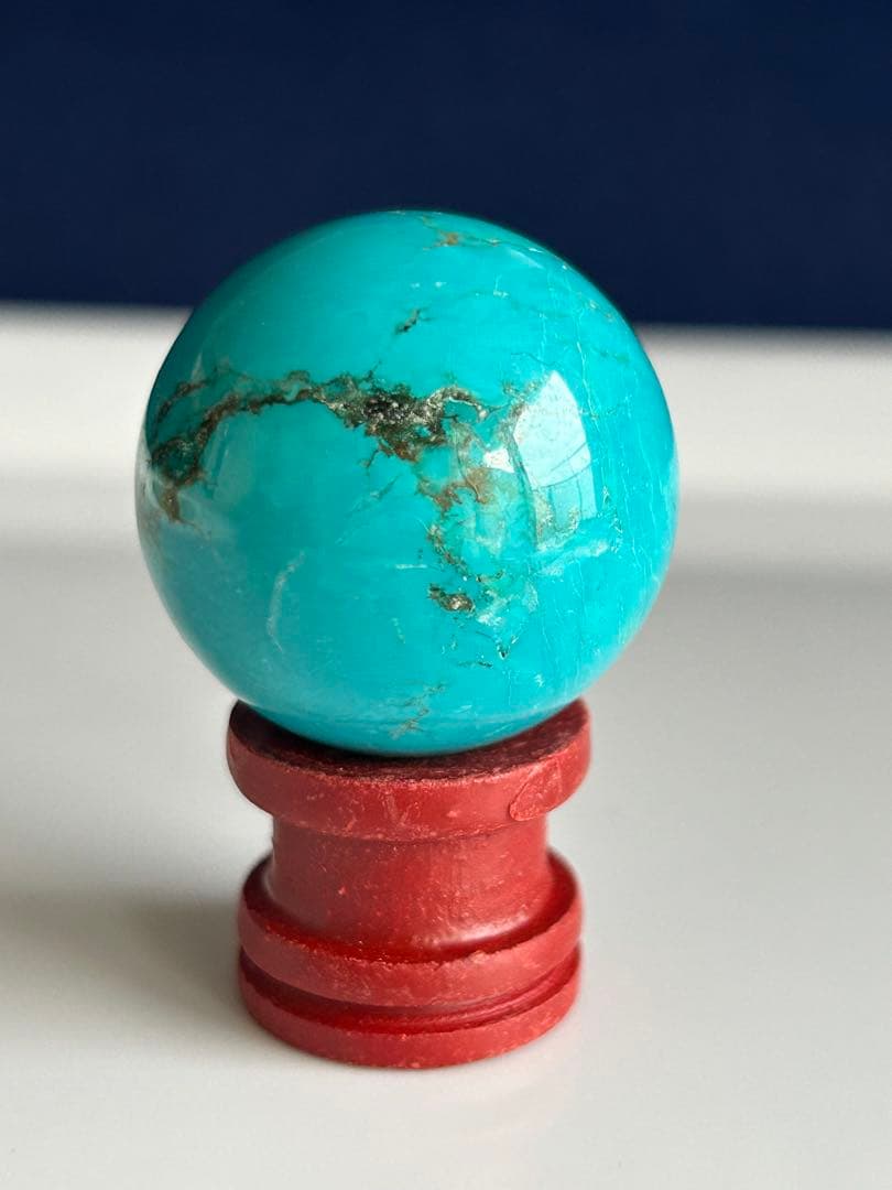 ✨超希少✨ターコイズ　トルコ石　丸玉　30㎜　スフィア