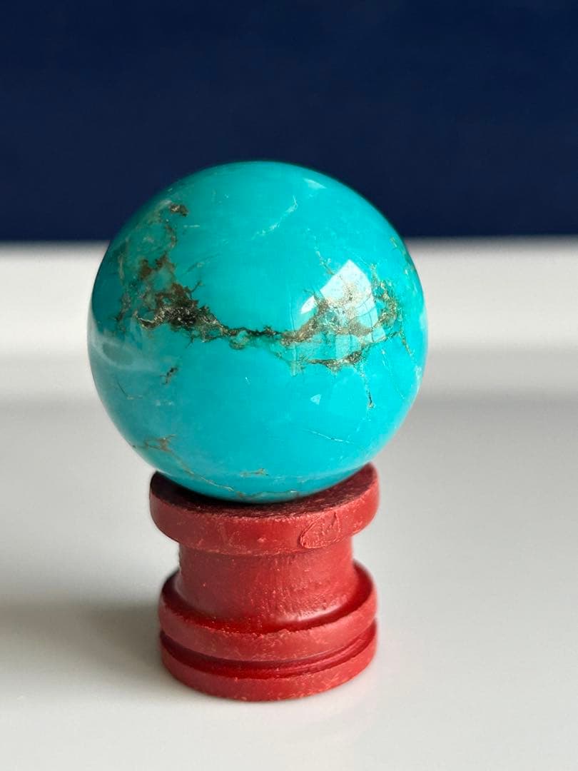 ✨超希少✨ターコイズ　トルコ石　丸玉　30㎜　スフィア