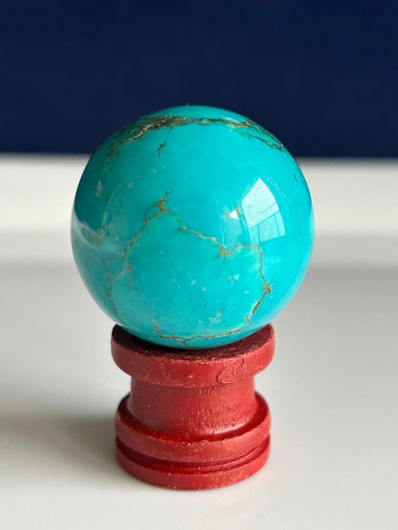 ✨超希少✨ターコイズ　トルコ石　丸玉　30㎜　スフィア