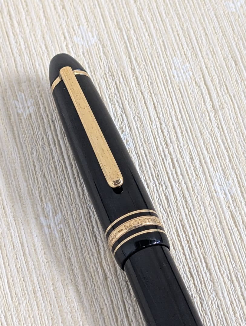 Montblanc 万年筆 マイスターシュテュック146 黒 14K
