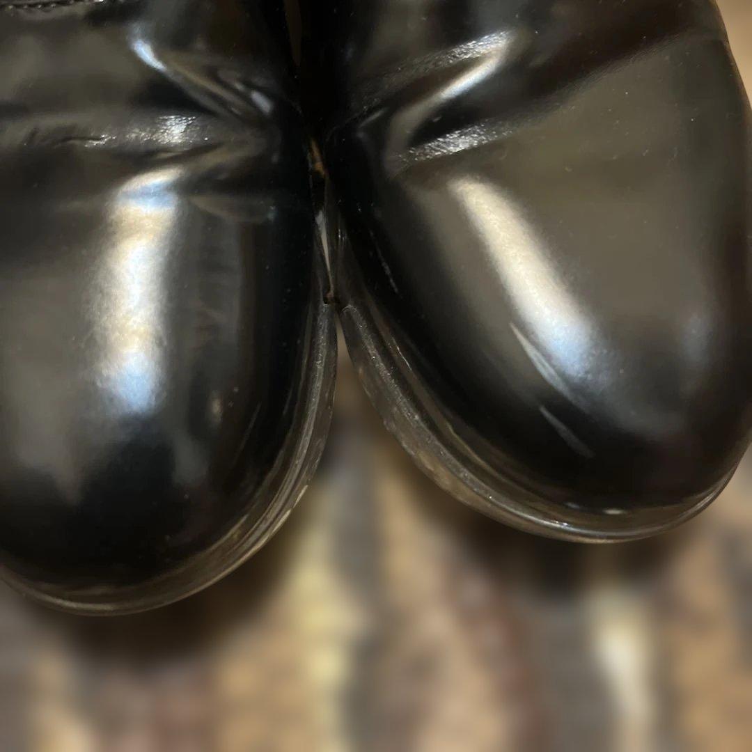 プラダ　エアー　シューズ　39 PRADA 黒　ローファー　厚底　皮