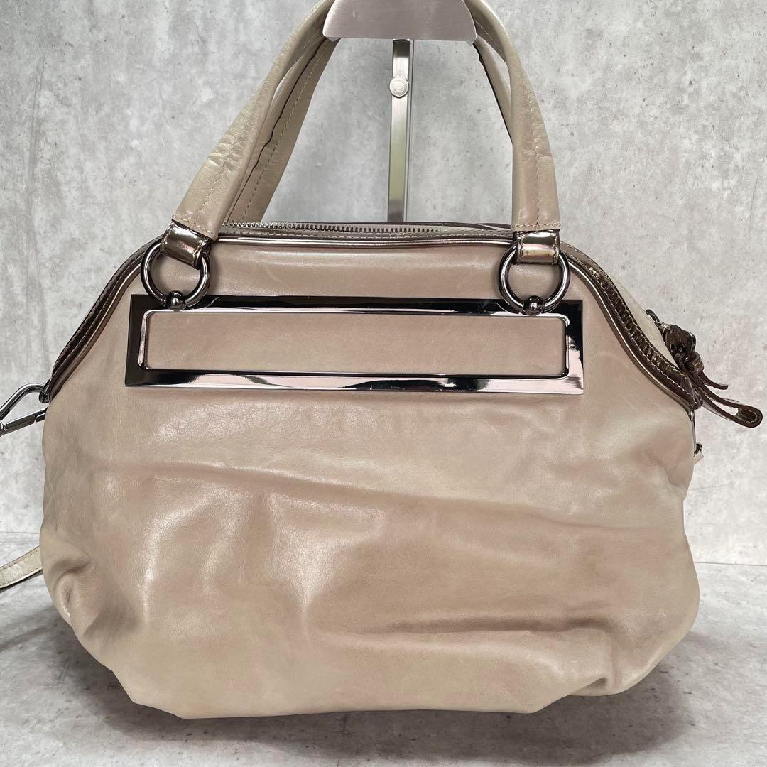 MaxMara SPORTMAX ♡ 牛革 2WAYバッグ 定価117600円