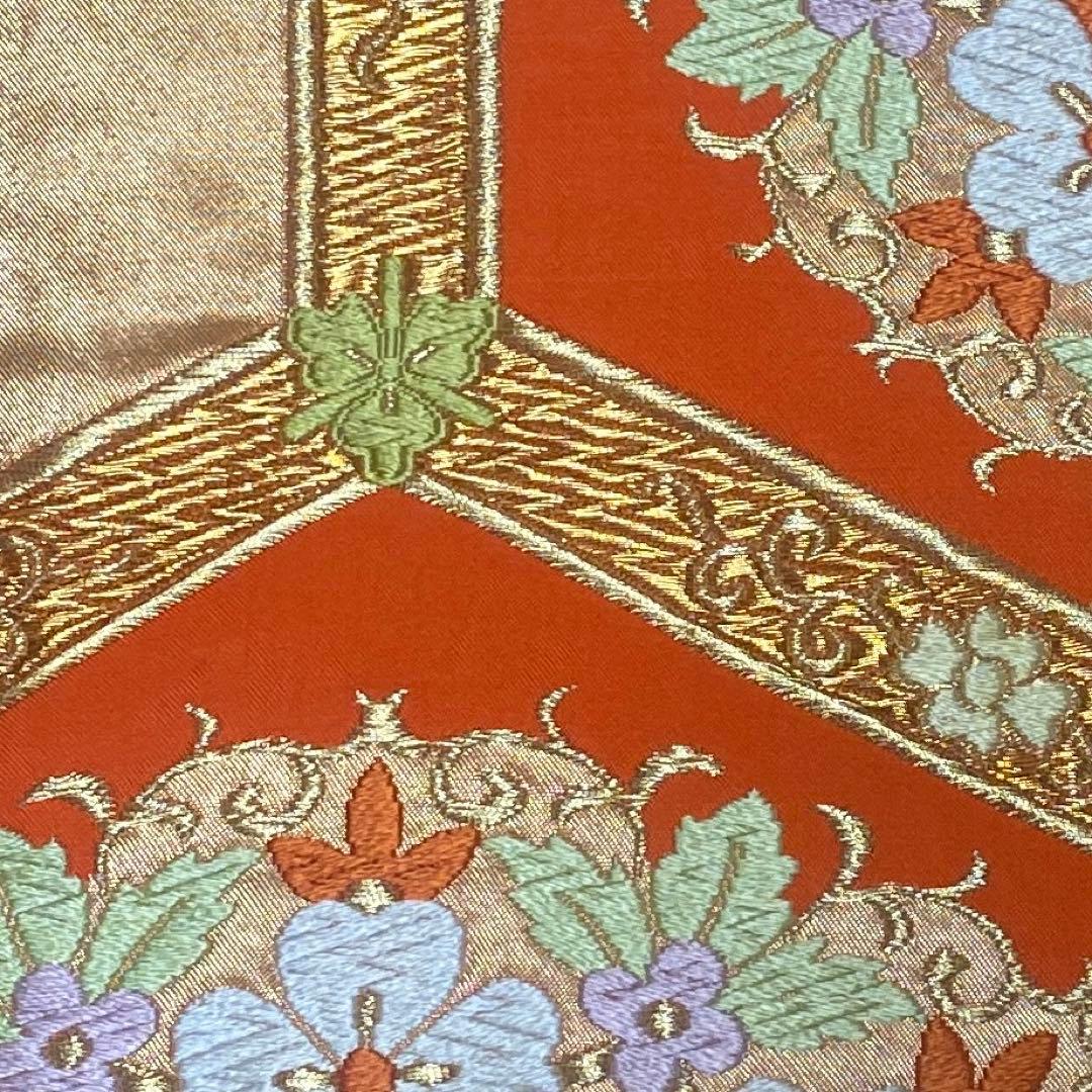 table runner 「華満開」　帯リメイク　正絹