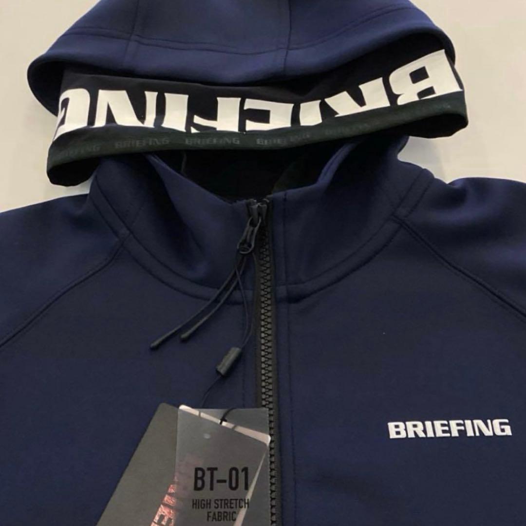 新品　BRIEFING　FAKE LAYERED PAKA ネイビーS