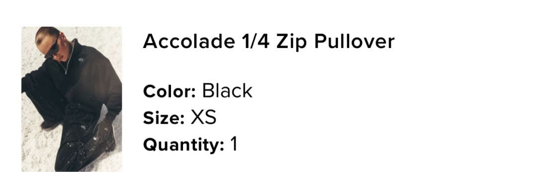 美品 alo アロ ハーフジップ トレーナー スウェット ブラック