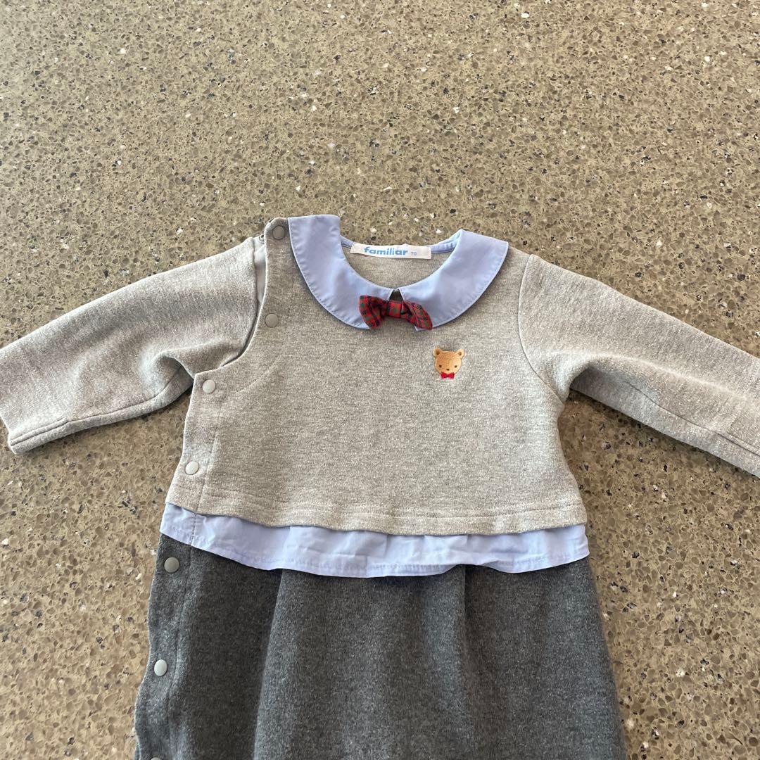 familiar 70サイズ ロンパース・カバーオール　ファミリア