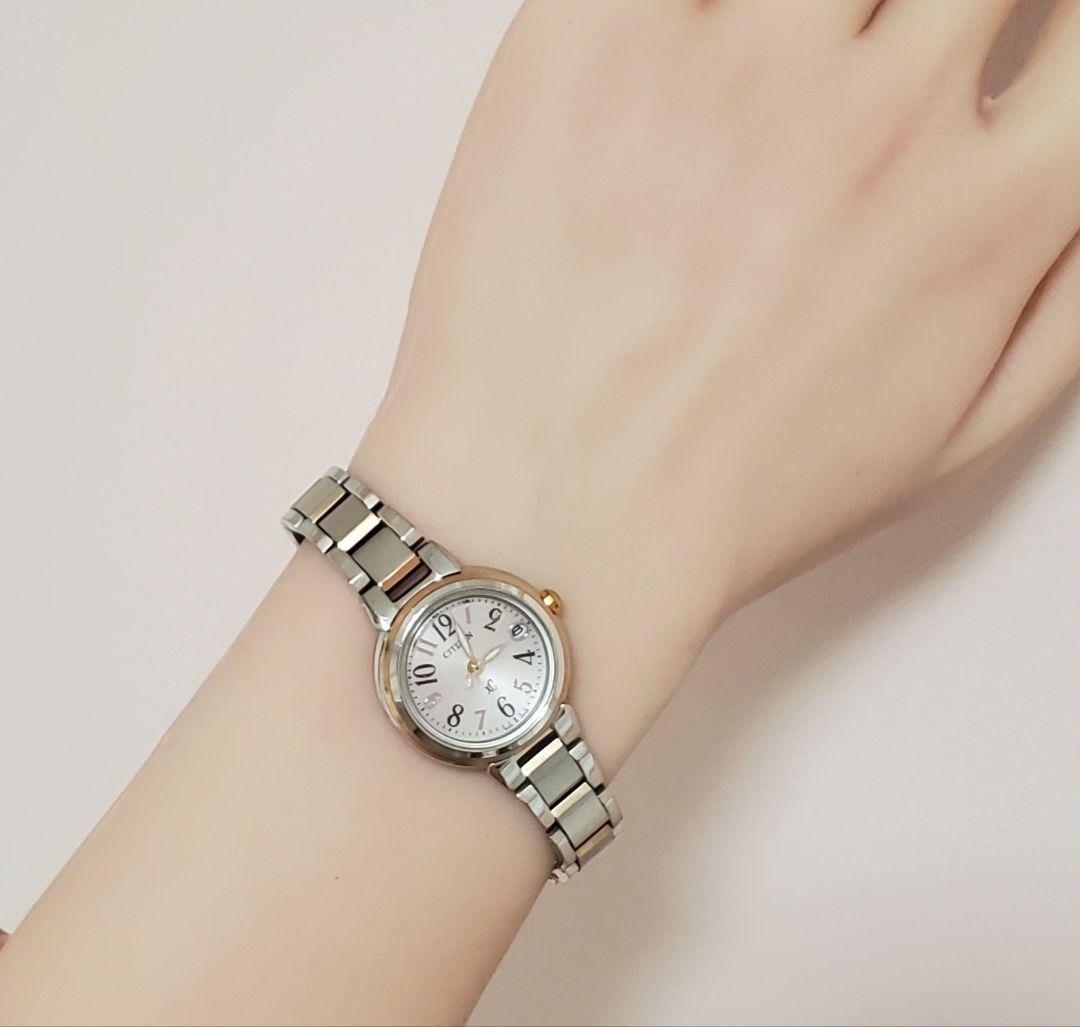 【稼働☆美品☆箱・保証書】ピンク文字盤 CITIZEN xCクロスシー t10