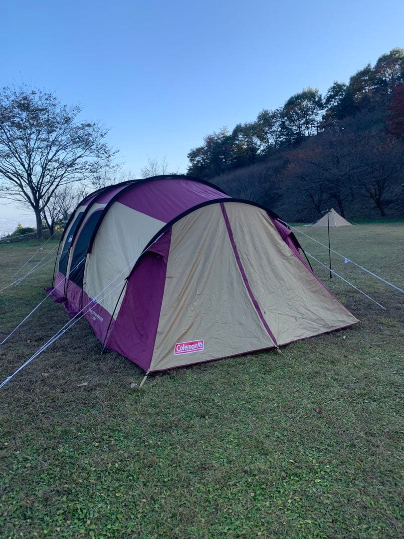 コールマンテント トンネル2ルームハウスLDX バーガンディ渚隼
