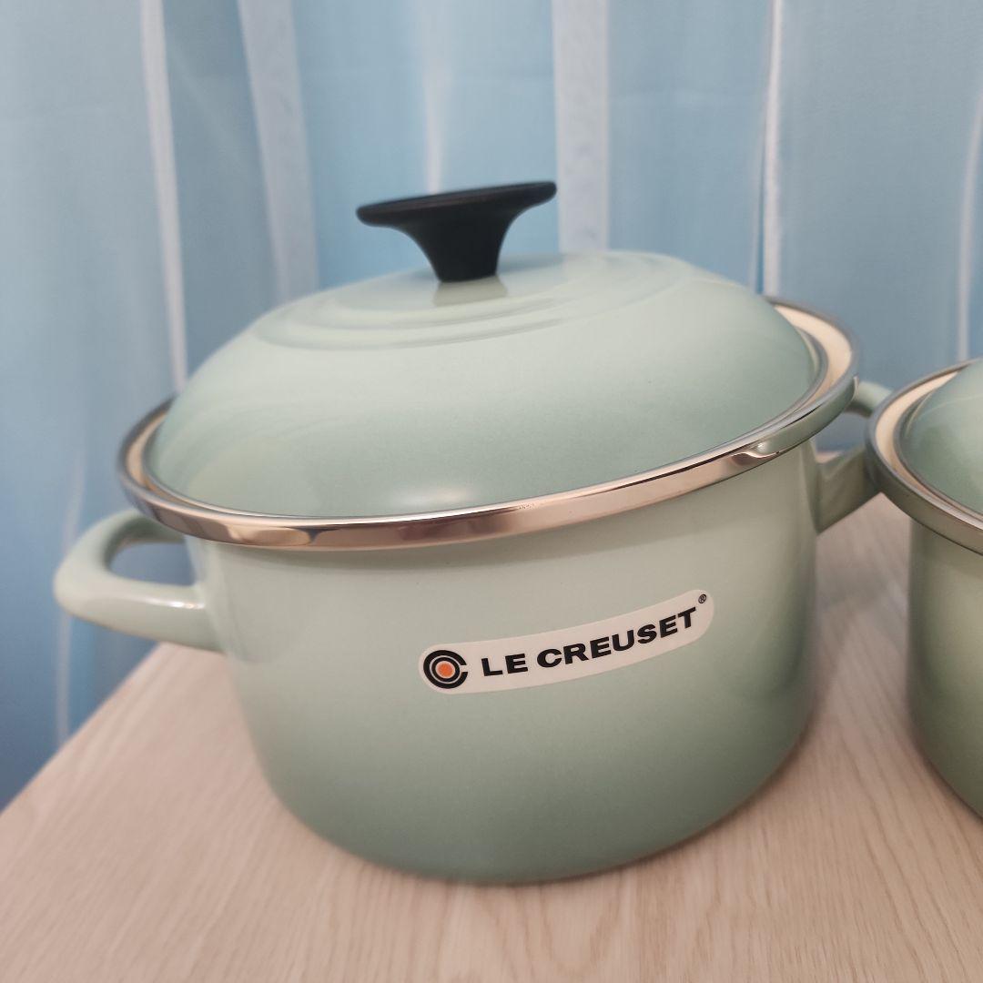 【送料還元最終値下げ】LE CREUSET ホーロー鍋 2点セット