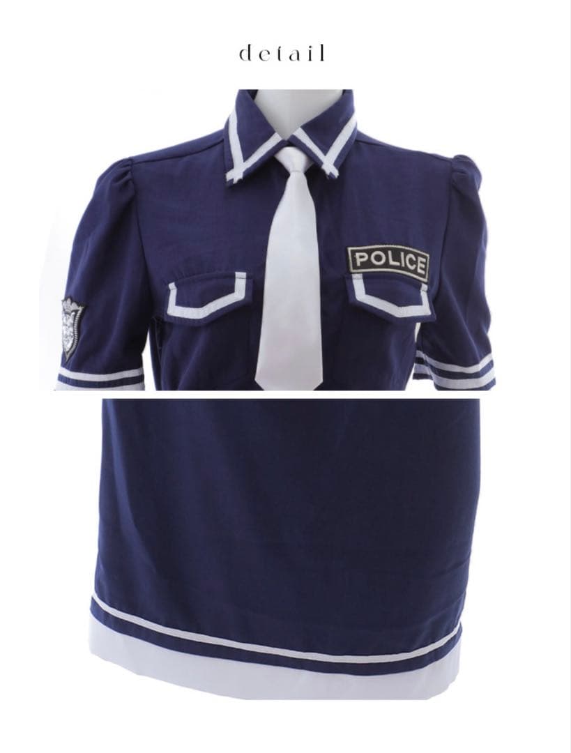 sugarポリスコスプレ 5点セット＋手錠付きMサイズ