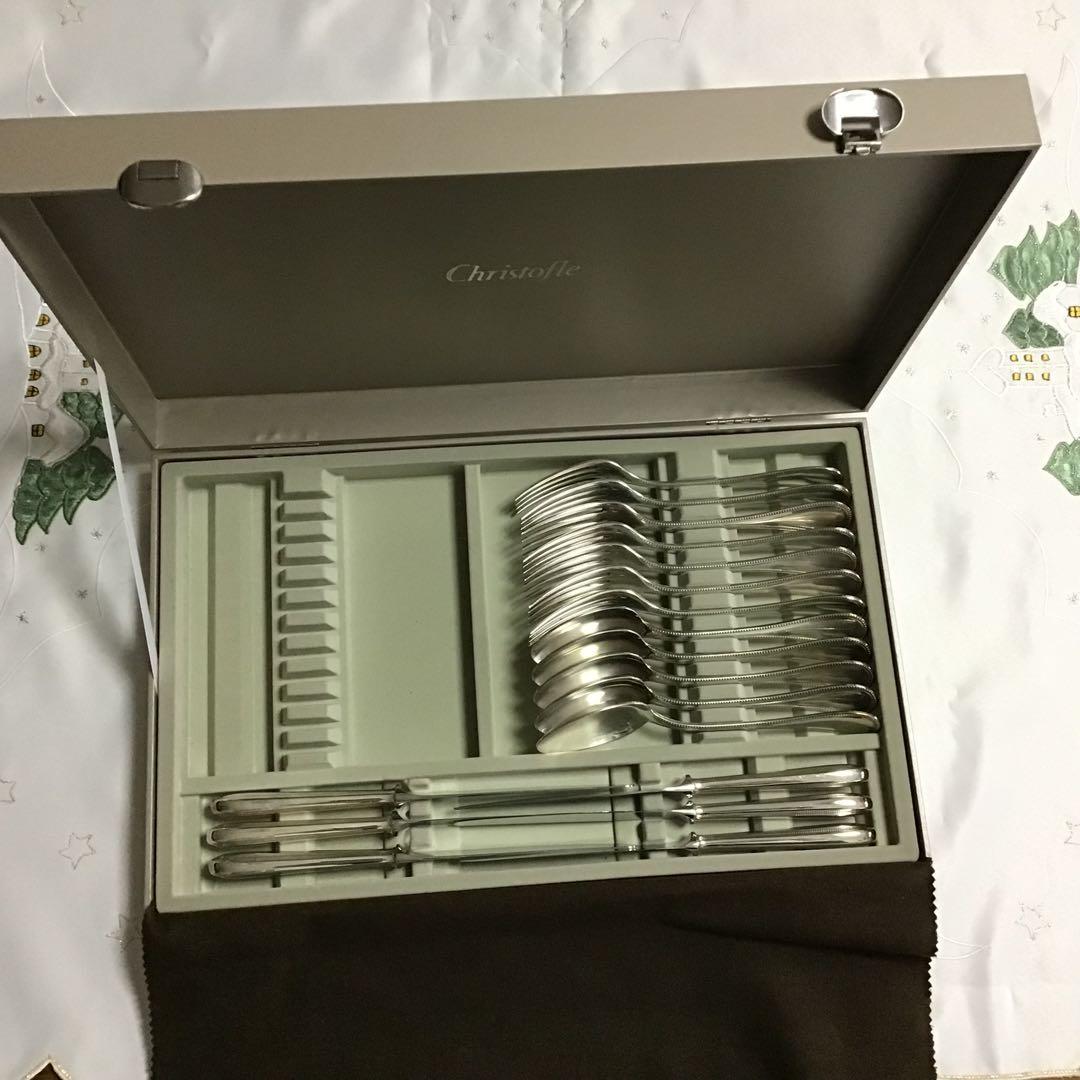 クリストフルカトラリー　セツトケースつき