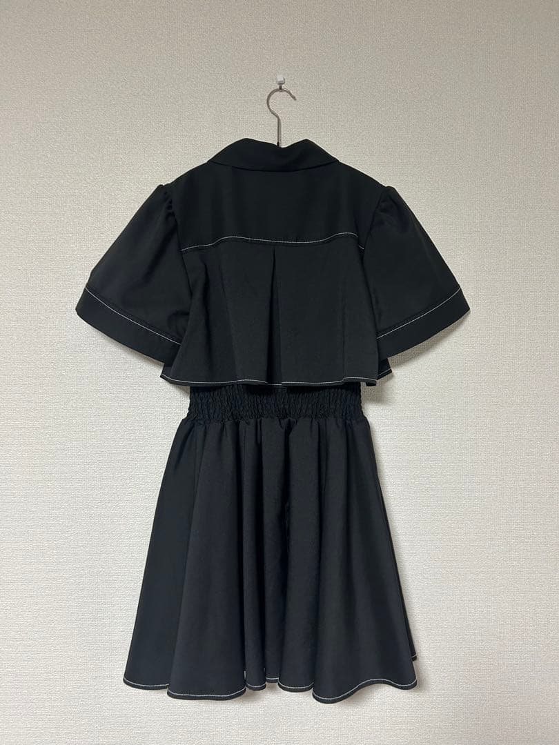 Rienda バストフレアミニワンピース　Mサイズ