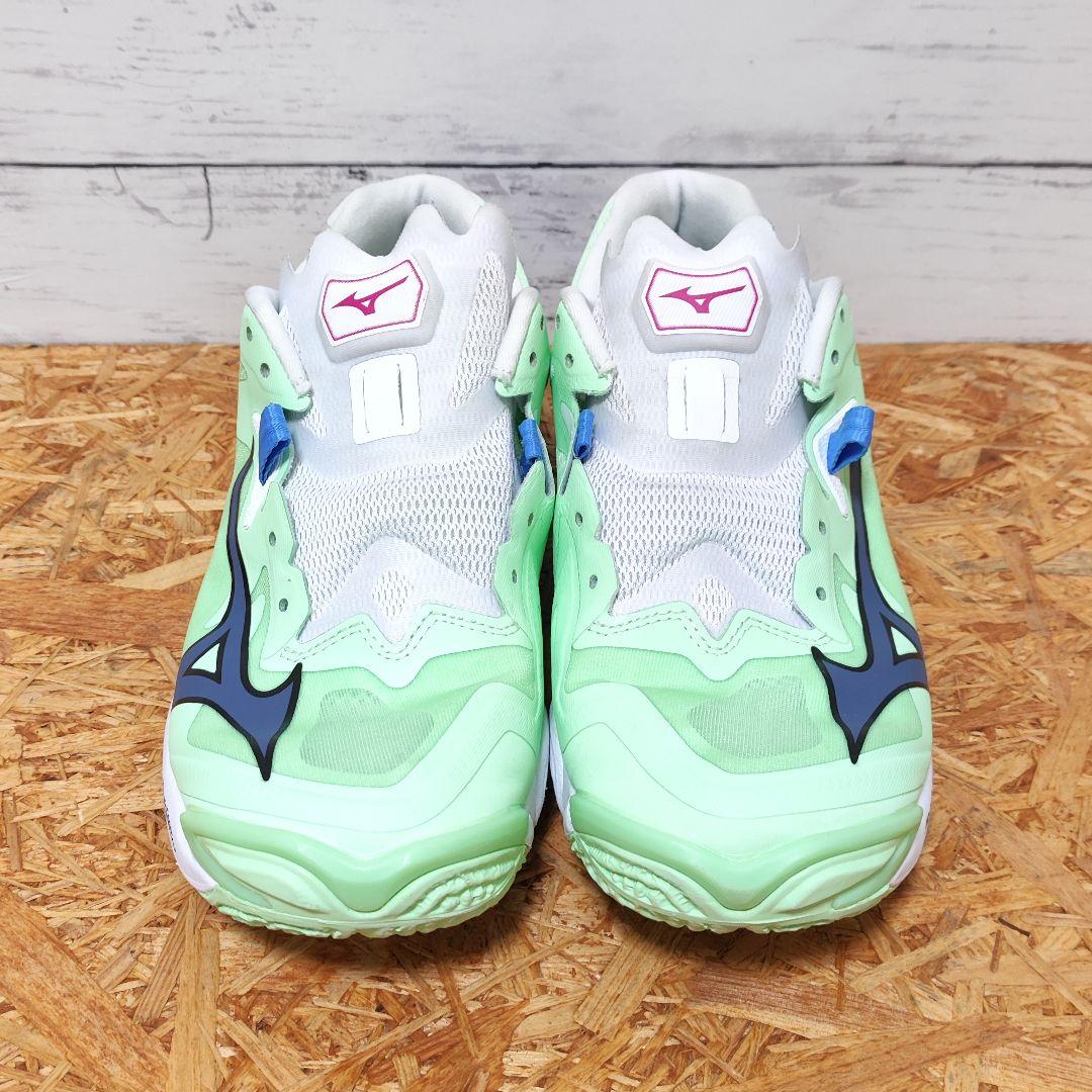 ミズノ バレーシューズ ウェーブ ライトニング Z8 ミントグリーン 27cm