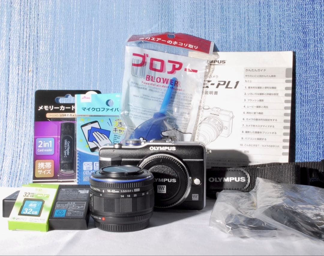 初心者向け✨Olympus PEN E-PL1 ミラーレスカメラ ✨スマホ転送