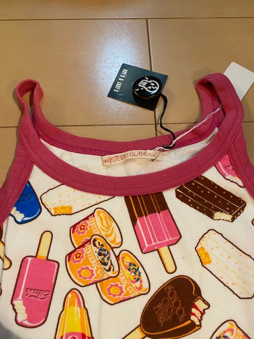 新品　初期　ヒステリックグラマー '90 アイスクリーム　キャミソール　Y2K