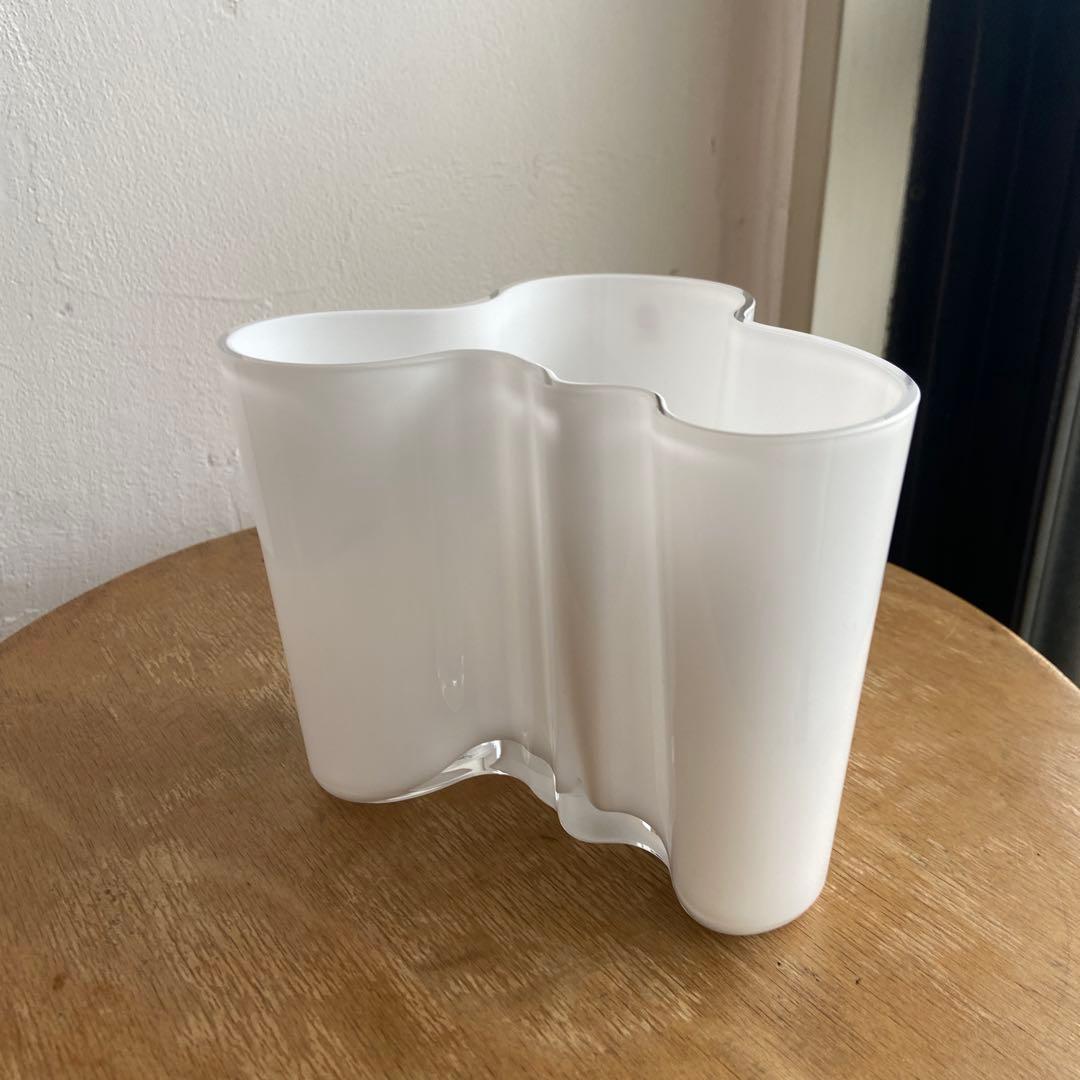 アルヴァ・アアルト コレクション ベース 120mm ホワイト　scope 花瓶