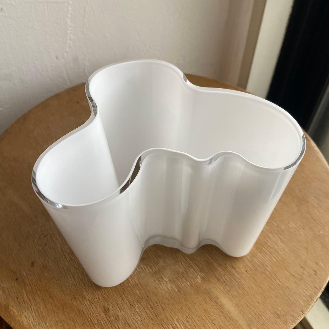 アルヴァ・アアルト コレクション ベース 120mm ホワイト　scope 花瓶