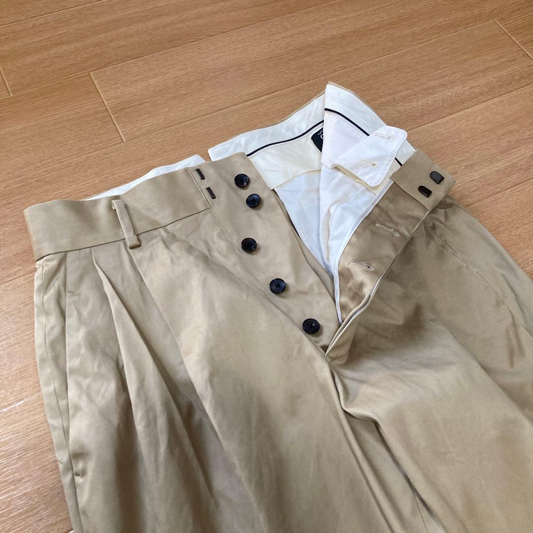 【未使用に近い】chaos カオス　ツータックチノパンツ 38