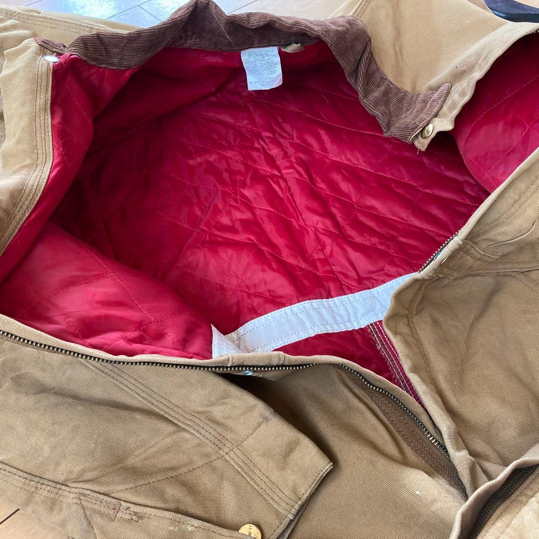 ★USA製★ Carhartt 中綿キルティング　オールインワン　つなぎ