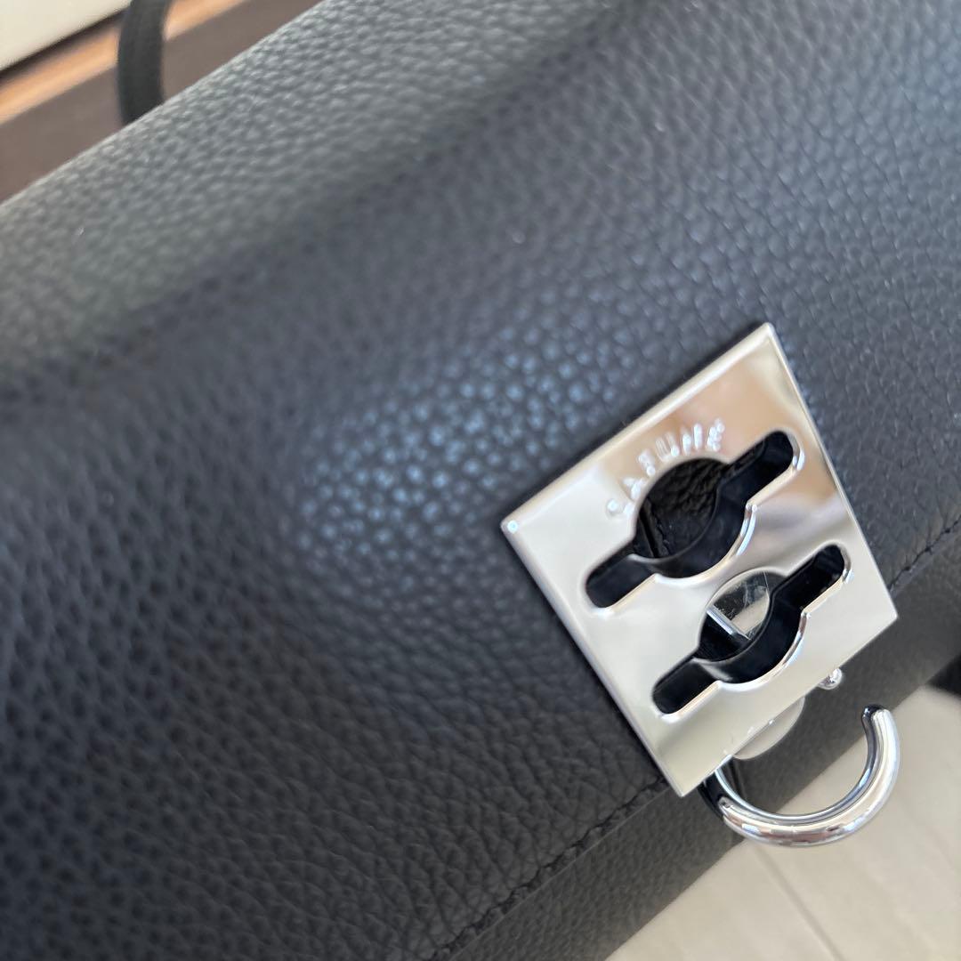 バッグ cafune MEDIUM STANCE - BLACK(TEXTURE)