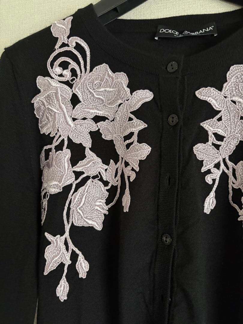 ドルチェ&ガッバーナ 黒ニットアンサンブルLサイズ