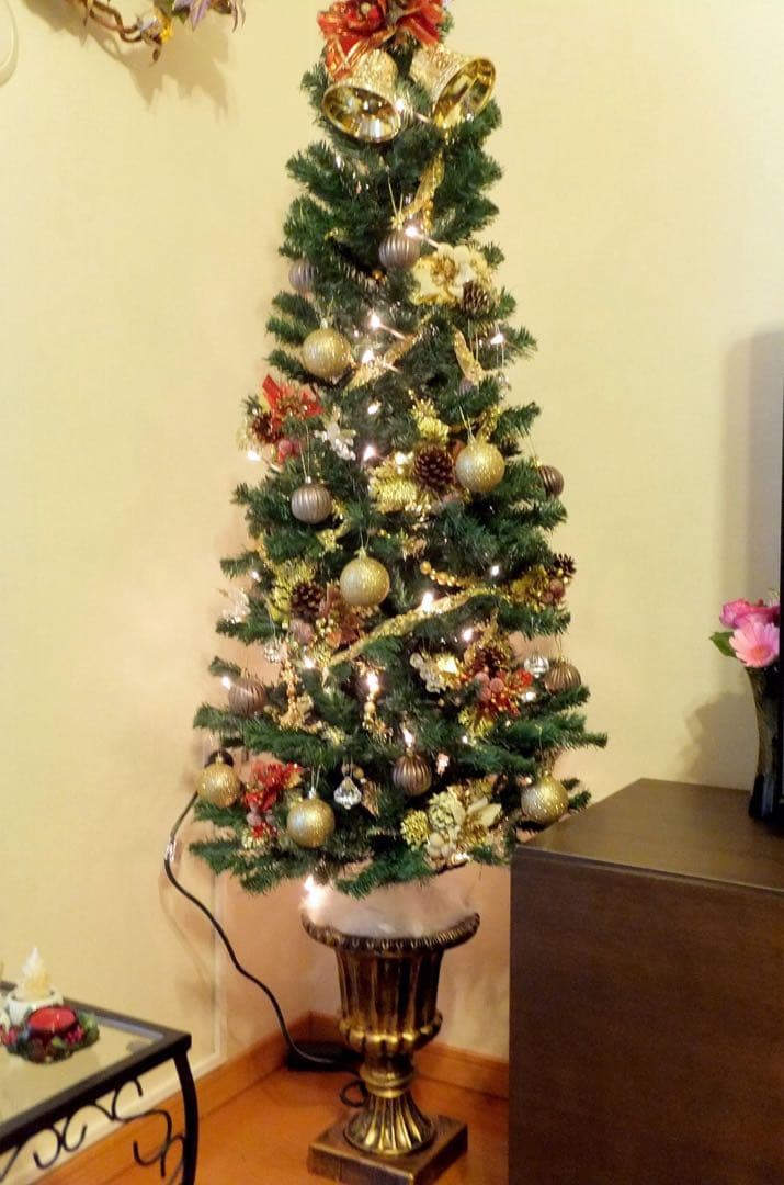 クリスマスツリー用 ポット アンティーク調