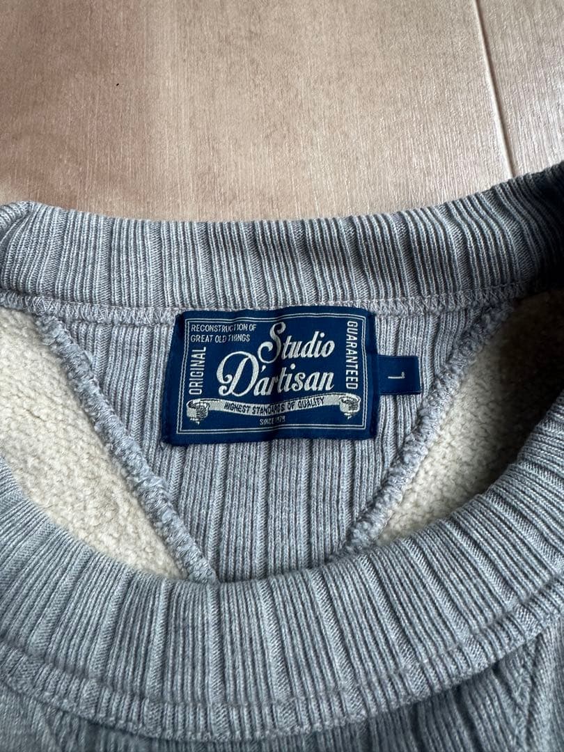 ダルチザン STUDIO D'ARTISAN スヴィンゴールド両Vスウェット