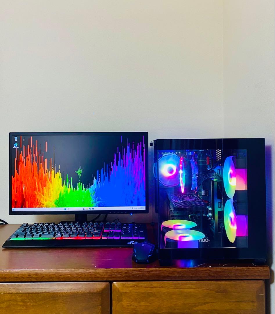 【Ryzen 7 5700X以上！】ゲーミングPCフルセット GTX1050ti