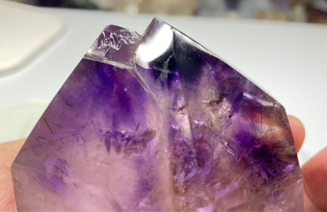 ALL SALE☆マダカスカル産☆美エレスチャルアメジスト