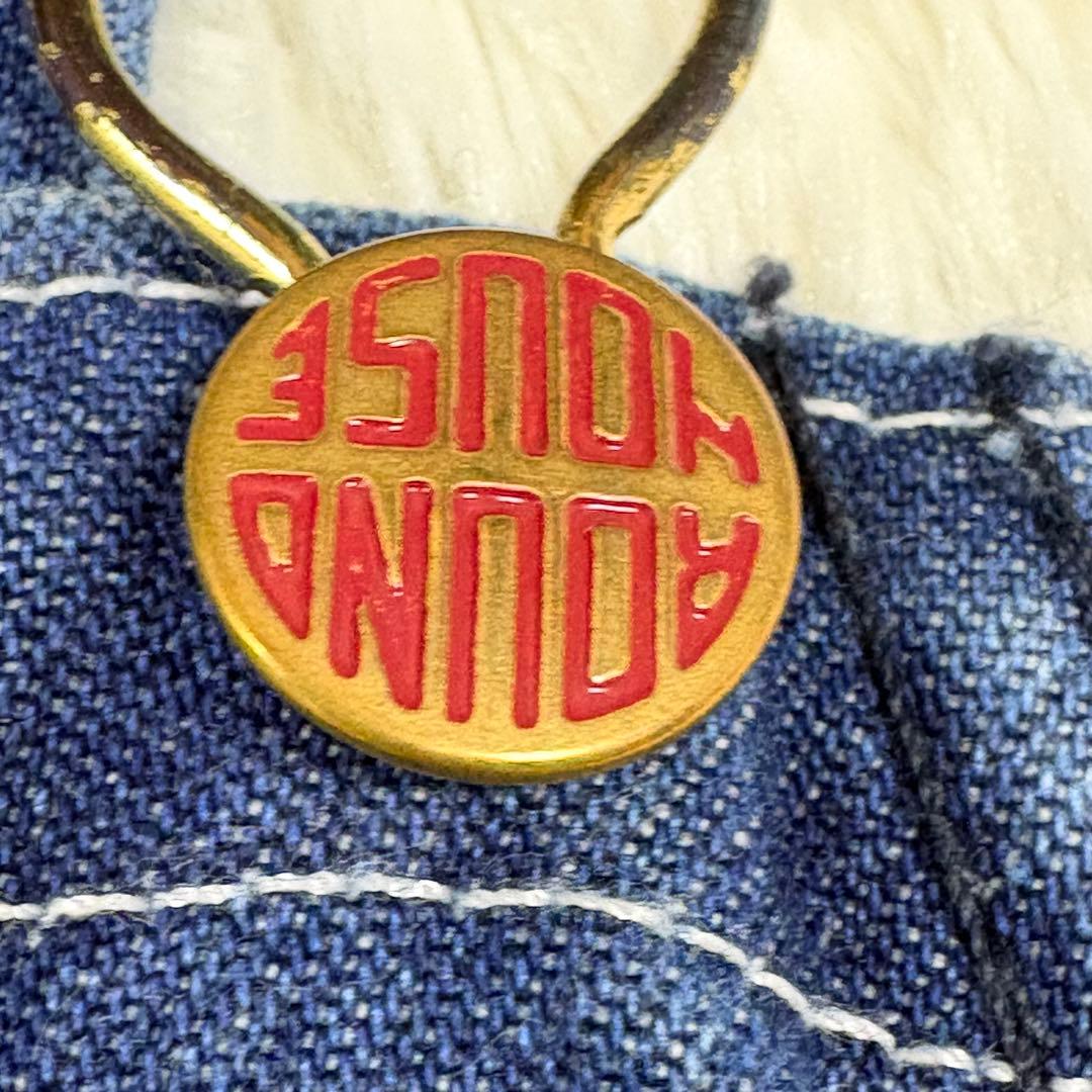 ROUND HOUSE ラウンドハウス デニムオーバーオール USA製 L相当