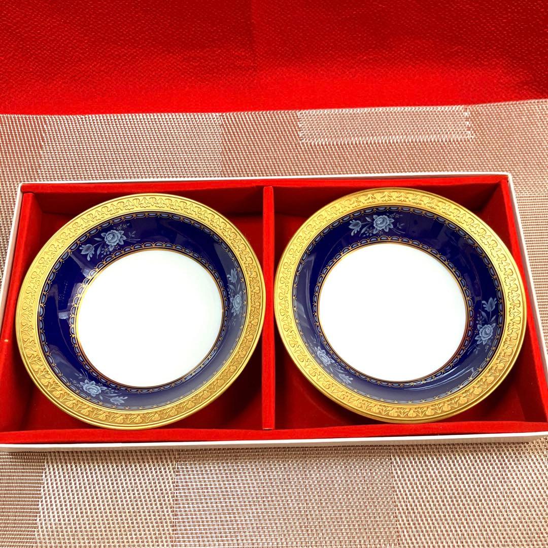 ナカヤマ陶器　宮内庁御用賜　金彩椀皿プレジデント