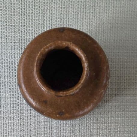 A 39 茶道         備前茶入 ・ 岸本昭彦作  ( 新品未使用品 )