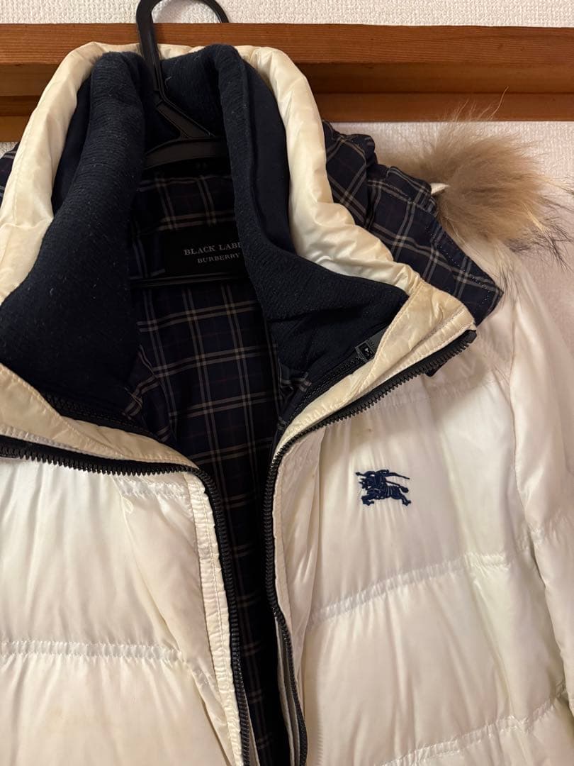 み*み様 バーバリー ブラックレーベル ダウンジャケット ベスト脱着式 Lサイズ