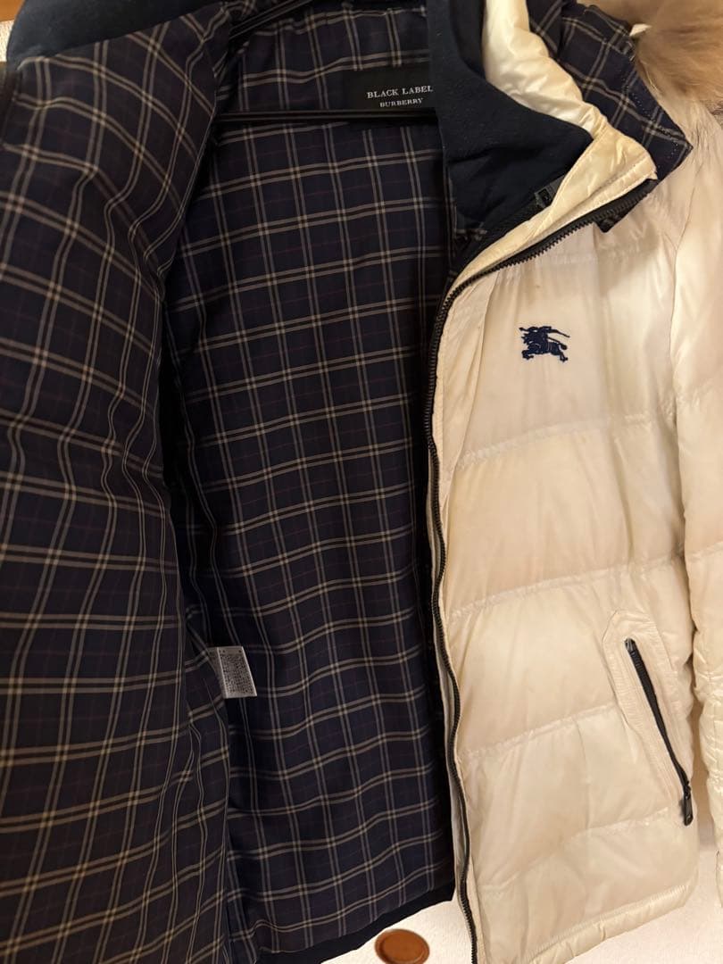 み*み様 バーバリー ブラックレーベル ダウンジャケット ベスト脱着式 Lサイズ