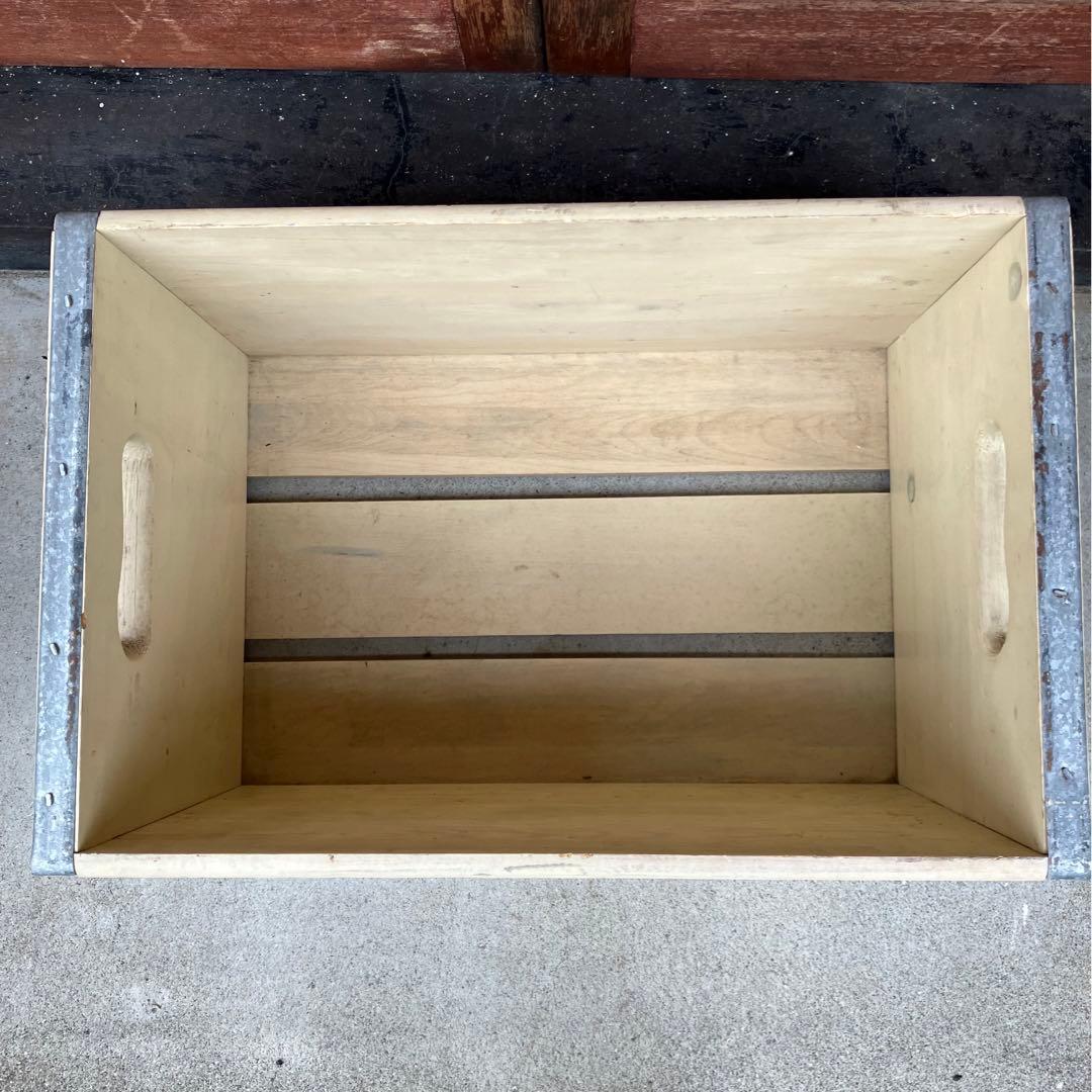 Borden’s ミルク 木箱 ウッドボックス レトロ ビンテージ　①