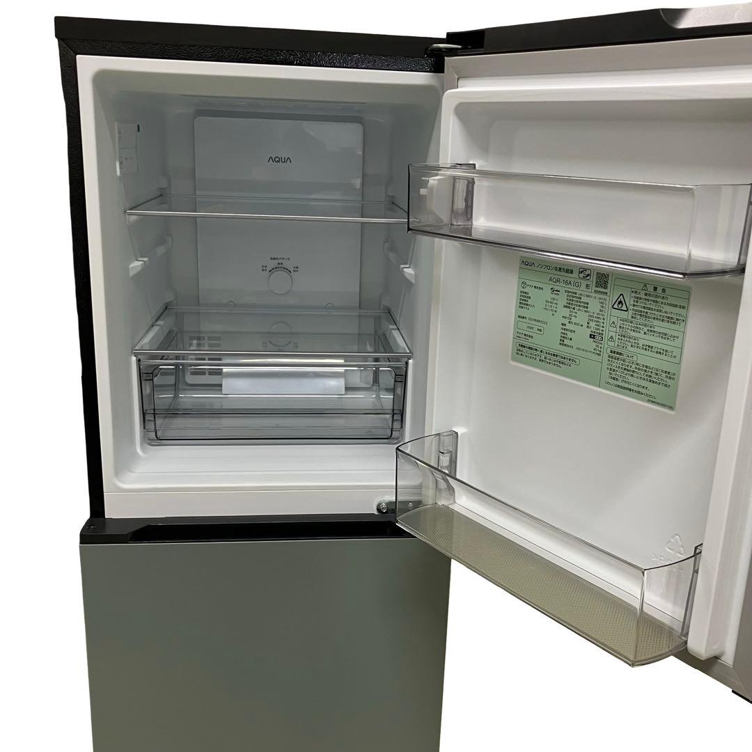 【極美品】AQUA 冷蔵庫 157LAQR-16A SIMPLE＋ 2ドア右開き