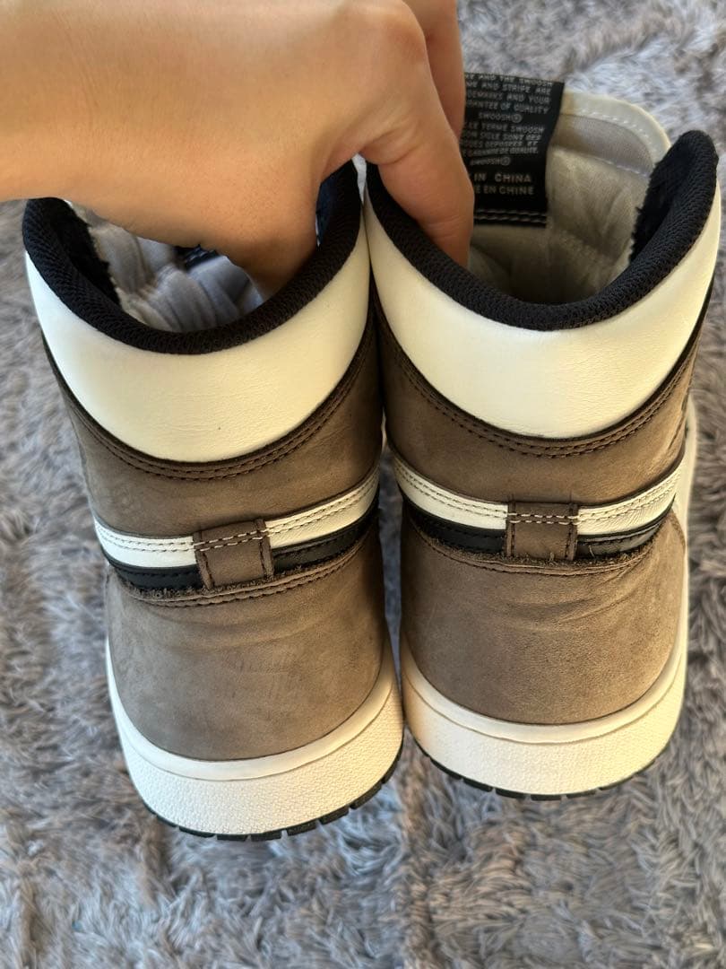 シューズ(男性用) Nike Air Jordan 1 Sail/Dark Mocha/Black