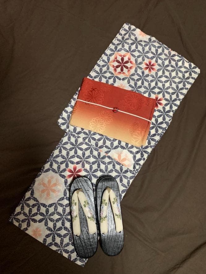 ◆最高級【綿絽浴衣】古典黒雪繋ぎの七宝涼しゆかた◆着物としても着用可◆新品