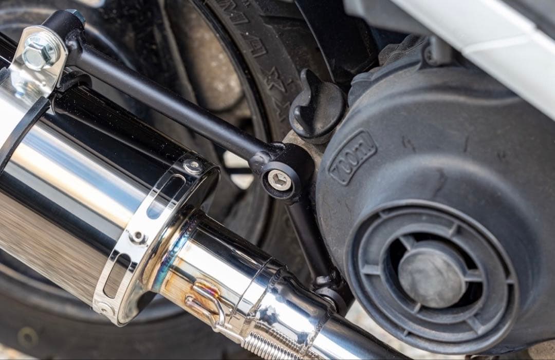 新製品 アドレスV50 (CA4BA ) HMS製 B2Xマフラー ブラック