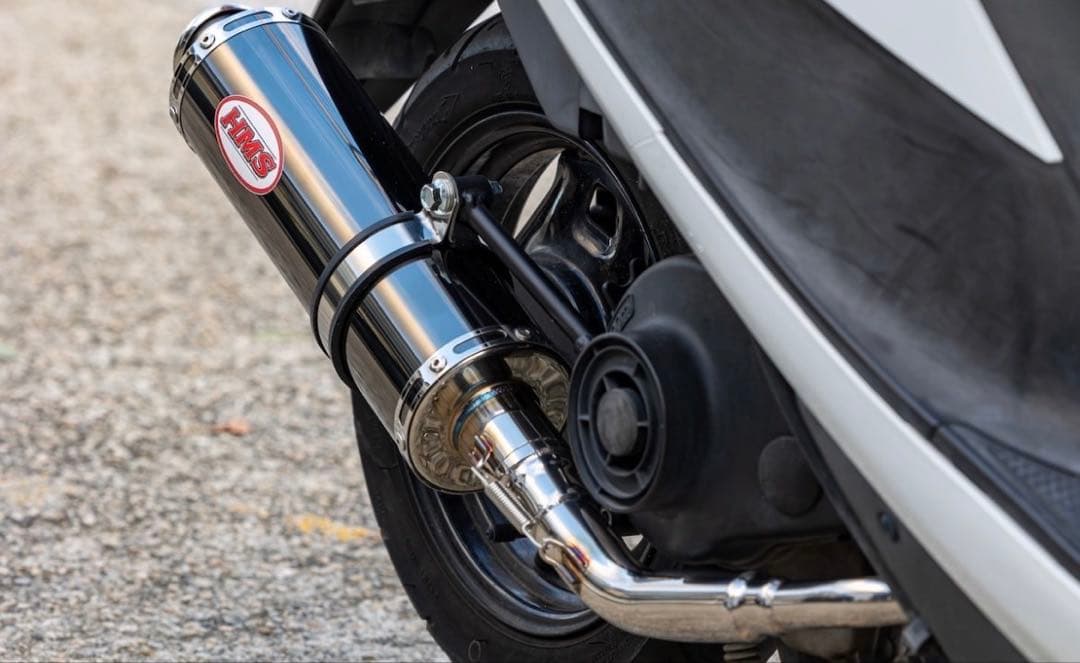 新製品 アドレスV50 (CA4BA ) HMS製 B2Xマフラー ブラック