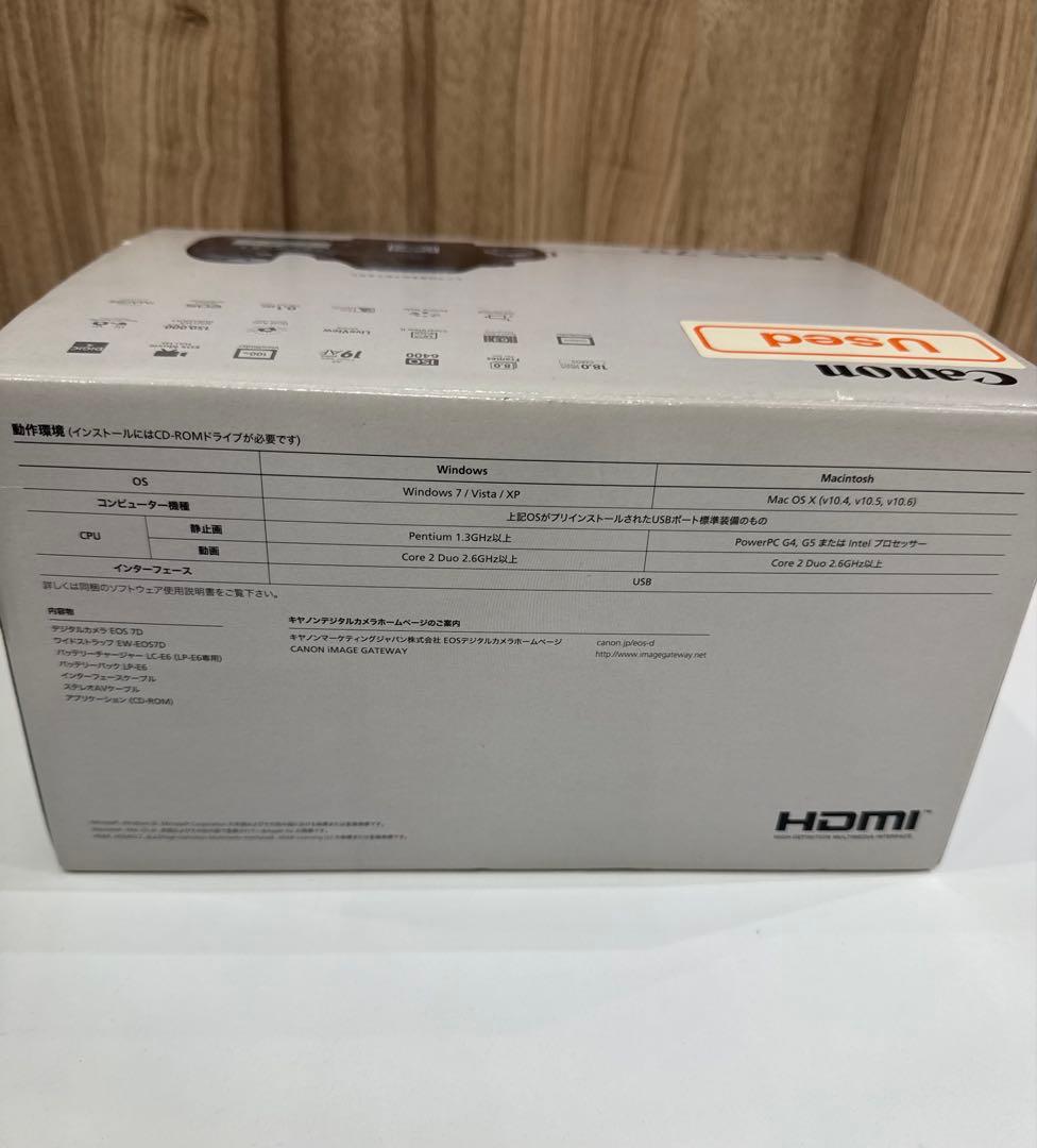 【美品】キヤノン Canon EOS 7D ボディ