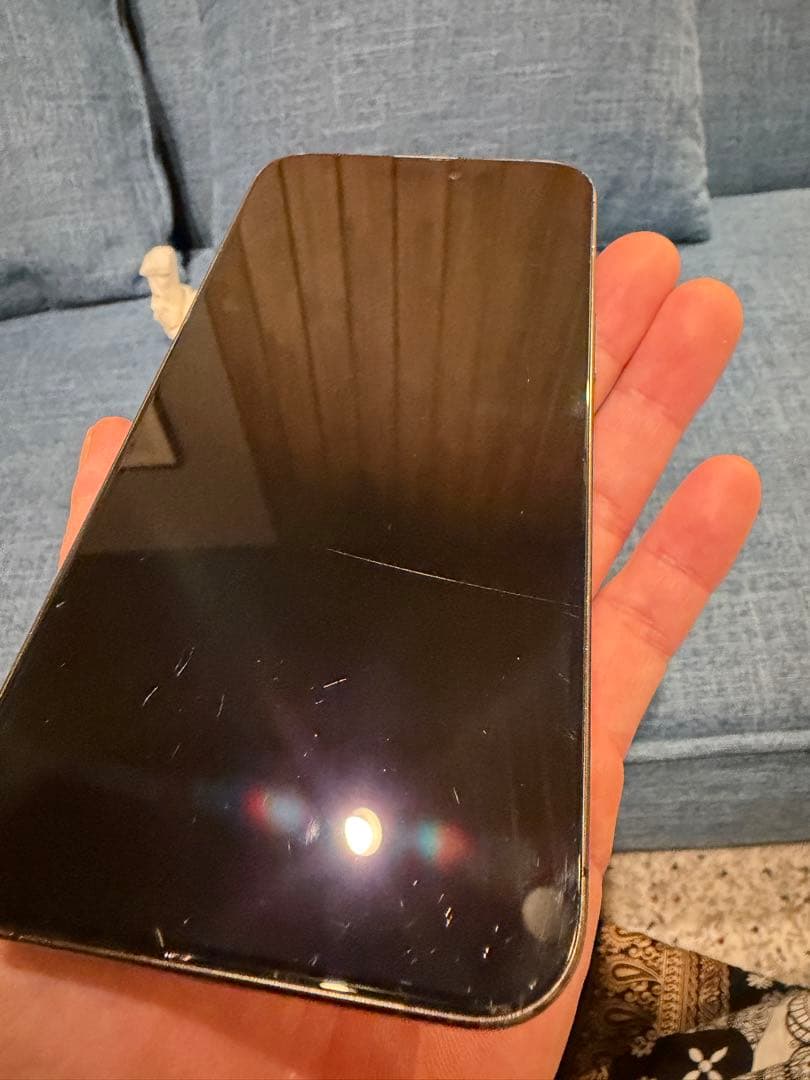 iPhone 15 promax ブルーチタニウム