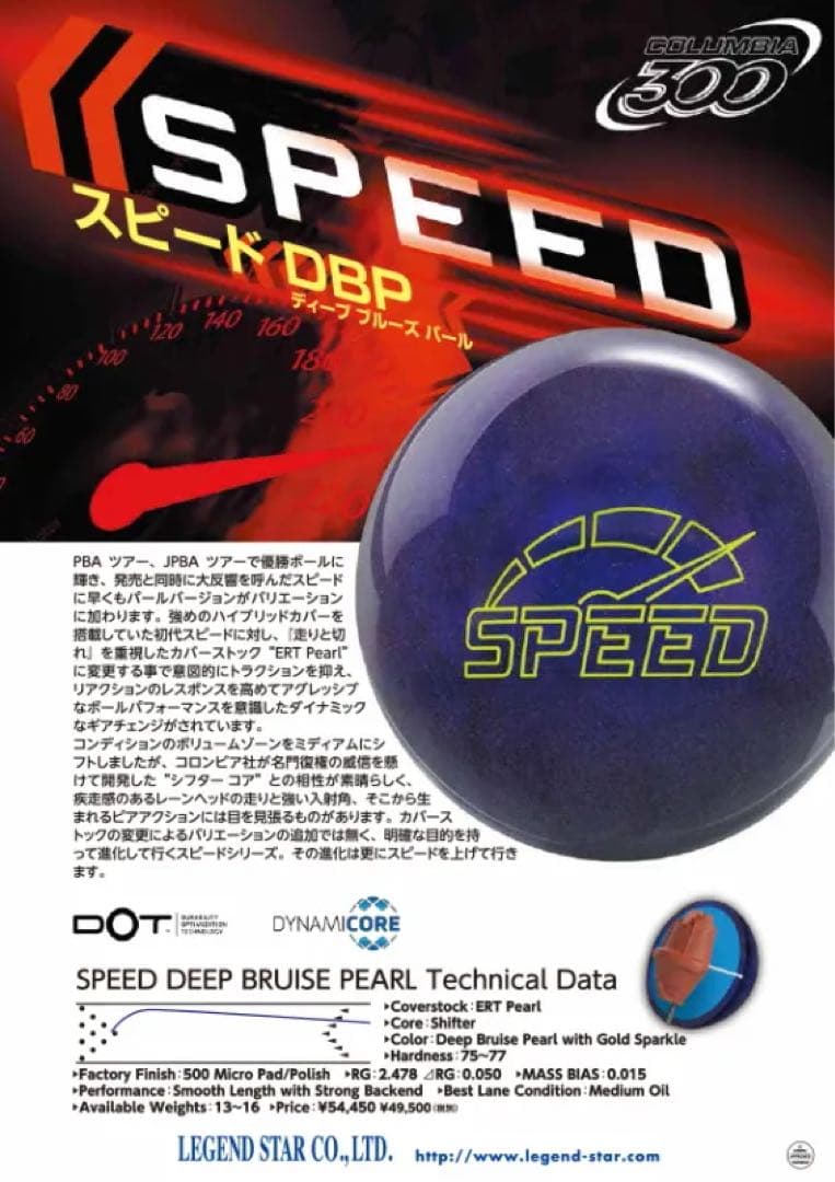 【新品】スピード DBP 15ポンド
