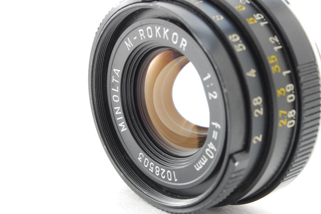 ミノルタ Minolta M-ROKKOR 40mm F2