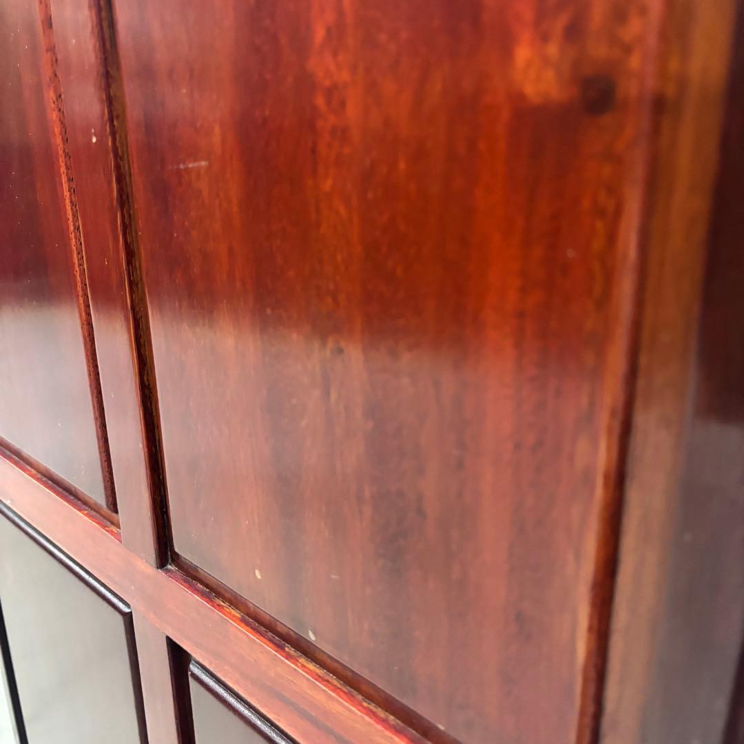 螺鈿家具 螺鈿細工 唐木 花梨 引き出し 7段 チェスト 無垢材　ラデン細工