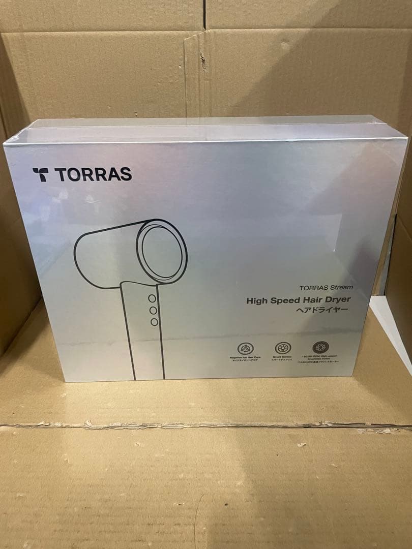 TORRAS ドライヤー 大風量 ホワイト