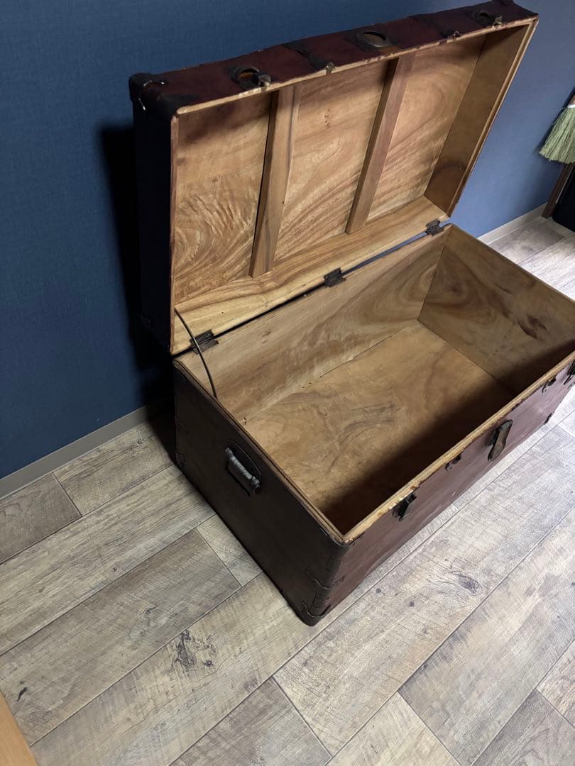 アンティーク木製収納ボックス