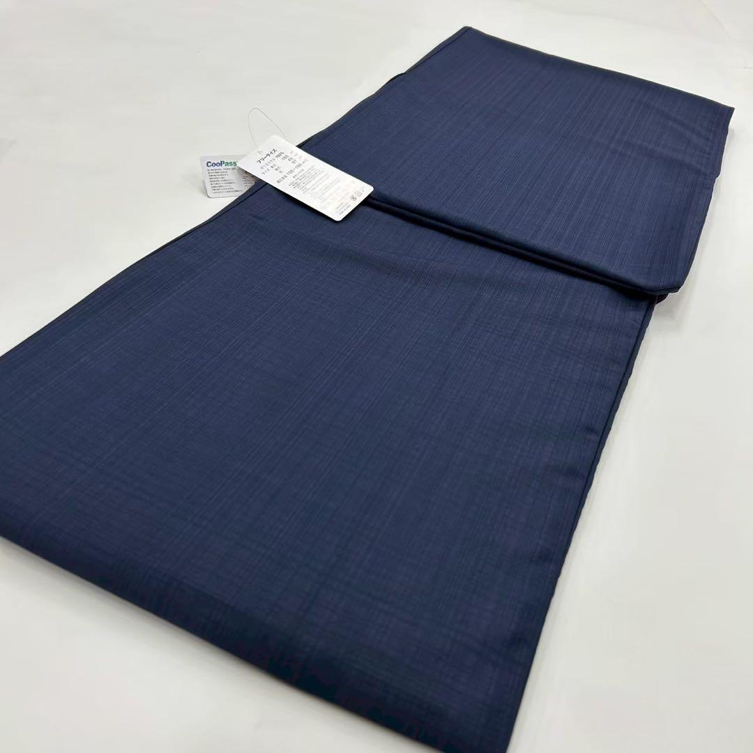 浴衣　夏　単着物　紺色　吸湿速乾　　クール素材　浴衣単品　0701⑨