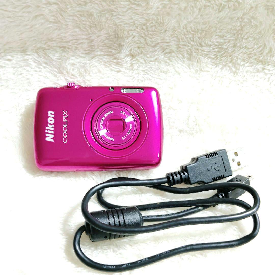 美品✨ Nikon COOLPIX S01 ピンク 充電ケーブル ミニサイズ